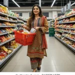 pakistani woman super market shopping 260nw 2632716379