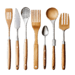 vecteezy essential kitchen utensils arranged on a transparent 54719403