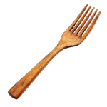 vecteezy natural wood fork on a transparent background showcasing its 57177101
