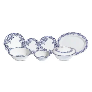 azure blossom dinner set