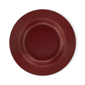 maroon melamine deep plate