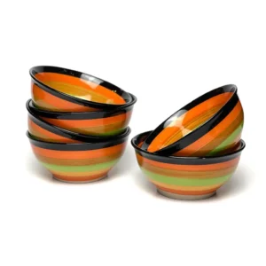 colour porcelain bowls set of 6