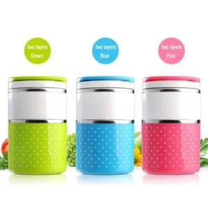 cute stainless steel thermal lunch box
