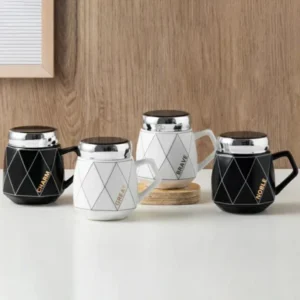 textured diamond coffee mugs