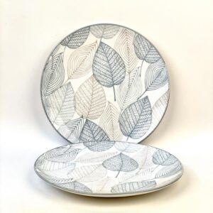 Nordic Leaves Rice Plates