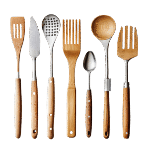 vecteezy essential kitchen utensils arranged on a transparent 54719403