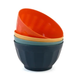 round plastic bowl – 4 piece set